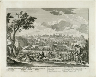 Выборы короля Августа II на Воле под Варшавой в 1697 году.