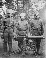 Пулемет Максим на полях Первой Мировой войны