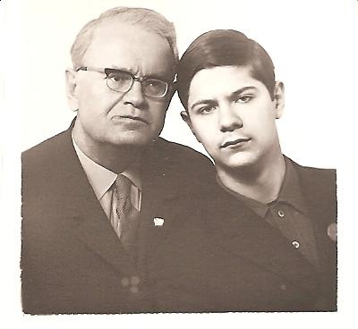 Автор с отцом, Виктором Ивановичем