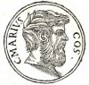Консул Гай Марий Младший на римской монете 82 года до Р.Х.