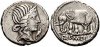 Слон – эмблема рода Метеллов – на монете Цецилия Метелла Сципиона