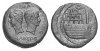 Монета приемного сына Цезаря – Октавиана, ставшего императором Августом, с изображением Гая Юлия Цезаря (слева) и самого Октавиана Августа (справа) на аверсе