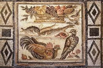 Дары земли и моря (римская мозаика)