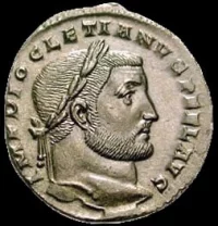 Беспощадный гонитель христиан и манихеев – «господин и бог» Иовий Диоклетиан (Диоклециан, Диоклитиан) на римской монете