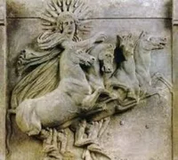 Cолнечная колесница Аполлона-Гелиоса-Митры