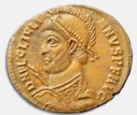 «Царь-священник» Юлиан II на золотой монете
