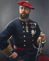 Дон Карлос (Младший) де Бурбон, испанский инфант из династии Бурбонов, герцог Мадридский и граф Алькаррийский. Лидер карлистов. (1848-1909)