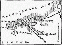 Схема. Египетская экспедиция англичан 1882 г.