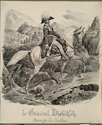 Лоайло-Хартвиг, Карл. 1798-после 1841 Портрет генерала И.И. Дибича около 1830 г. Бумага; литография, 52,5х43 см. ГЭ