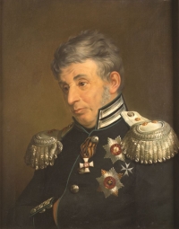 Портрет Франца Павловича Деволанта. Художник - П.С.Тюрин. 1859 г. Холст, масло, 73 х 64 см. ФГБУК