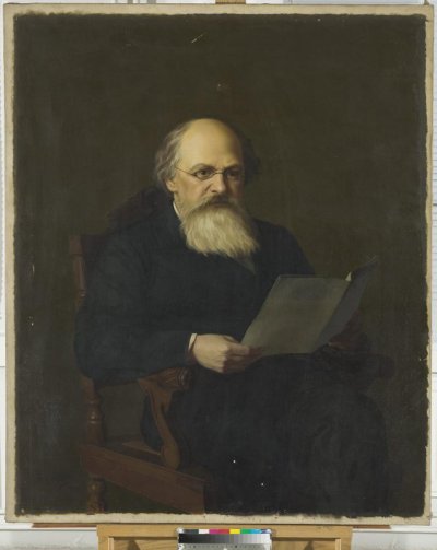 Портрет К.Д. Кавелина. Астафьев, Иван Александрович. 1886 г., Россия. Холст, масло, 113х94 см. ГЭ