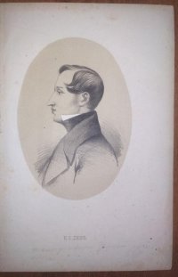 Николай Осипович Дюр (1807 - 1839).Неизвестный автор,  Каратыгин Петр Андреевич (литограф). Середина XIX века. Россия. Бумага, литография с тоном , 21,2 х 13,8, овал в прямоугольнике. ГБУК г.  Москвы "Государственный музей А.С. Пушкина".