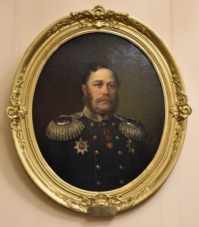 Президент Медико-хирургической Академии Дубовицкий П.А. Портрет. Тюрин Иван Алексеевич. 1869 г. Холст, масло, 105x152 см (овал). ФГБУК и И "Военно-медицинский музей" Министерства обороны Российской Федерации