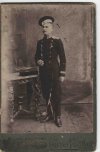 Младший унтер-офицер 147-го пехотного Самарского полка Гомулин Михаил Дмитриевич. Фотография, г. Ораниенбаум, 1910 г., Фотобумага, фотопечать, рукопись, Высота: 16. Ширина: 10,5, см. Спб ГБУ "Краеведческий музей г. Ломоносова"