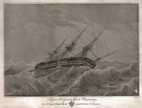 Крушение корабля «Ингерманланд» у берегов Норвегии 30 августа 1842 года Россия, XIX век ЦВММ