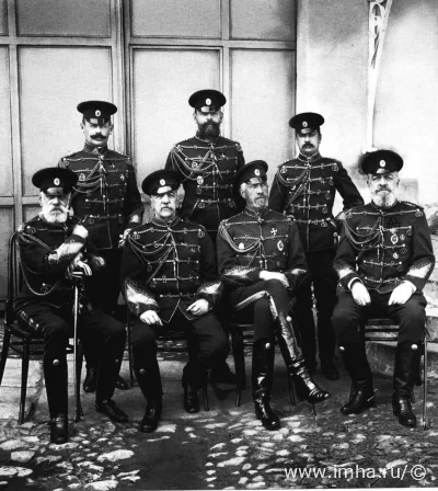 Группа офицеров лейб-гвардии Гусарского полка. Царское село 1912