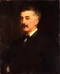 Портрет Петра Александровича Чихачева. Франция, 1864 г. Бодри, Поль Жак Эме. 1828-1886. Холст, масло, 73x59,5 см. ГЭ