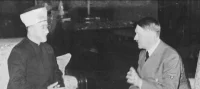 Великий муфтий Иерусалима аль Хусейни на приеме у Адольфа Гитлера (1941 год)
