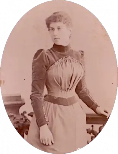 А.М. Коллонтай (урожденная Домонтович). 1891 г., фотопечать, фотобумага. ФГБУК "Государственный центральный музей современной истории России"