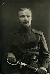 Георгиевский кавалер – подпрапорщик 89-го пехотного Беломорского Его Императорского Высочества Наследника Цесаревича полка В.М. Беляев. 1915-1917 гг.