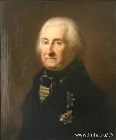 Портрет генерал-аншефа, князя Юрия Владимировича Долгорукова (Долгорукий), 1740-1830. Неизвестный художник (с ориг. Ф.Ф. Кюнеля 1813 г.), Россия. холст, масло, живопись, 63х51,5 см. Санкт-Петербургское ГБУК "Государственный мемориальный музей А.В. Суворова"