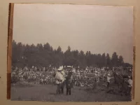 Альбом с фотографиями. Лейб-Гвардии Егерский полк на маневрах. Лагерный сбор. 1900 г. Желатино-серебряный отпечаток, 9х12 см; 12х15 см. ГИМ