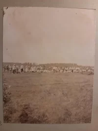 Альбом с фотографиями. Лейб-Гвардии Егерский полк на маневрах. 1900 г. Желатино-серебряный отпечаток, 9х12 см; 12х15 см. ГИМ