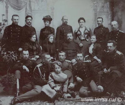 13-й драгунский Каргопольский полк, офицеры драгуны с дамами