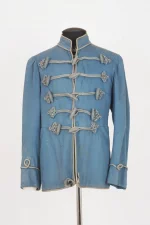 Доломан гусарский Австрийский. Австро-Венгрия, начало XX в. Сукно, пошив, 40Х71 см.  С.Пб. ГБУК "Государственный мемориальный музей А.В. Суворова"