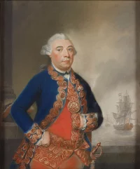 Портрет адмирала Зутмана (Johan Arnold Zoutman, 1724-1793). Pieter Frederik de la Croix. Prince William V Gallery