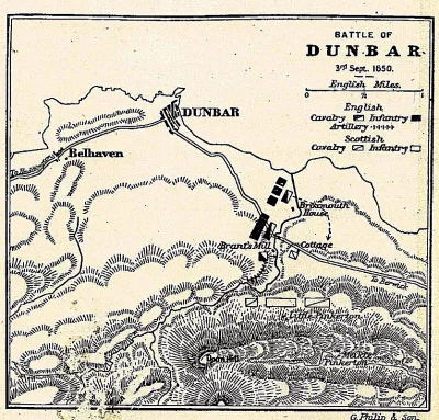Схема сражения при Донбаре