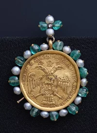 Парная парсуна Михаила Феодоровича и Алексея Михайловича. 1677 г. Москва, 1677 г. 261,8х191,8 см. ГИМ