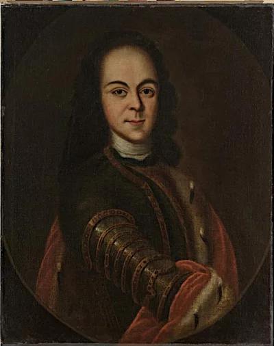 Портрет царевича Алексея Петровича.  Неизвестный художник. Россия, XVIII век. Холст, масло, 81,5х65 см. Государственный Эрмитаж