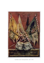 Fahnen und Standarten 1700—1743. Флаги и штандарты австрийской армии, 1700-1743 гг.