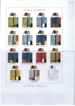 Adjustierungs-Schema 1762 (Husaren). Схема расцветки обмундирования гусарских полков австрийской армии в 1762 гг.