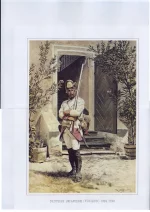 Deutsche Infanterie (Füsilier) 1769—1798. Немецкий фузилер (пехотинец) немецких пехотных полков австрийской армии в 1769-1798 гг.