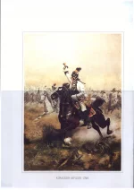 Kürassier Offizier 1796. Офицер-кирасир в 1796 г.