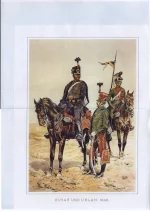 Husar und Uhlan 1848. Австрийские гусар и улан в 1848 г.