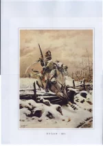 Husar 1814. Австрийский гусар в зимнем обмундировании в 1814 г.