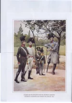 Zöglinge der Wr. Neustädter und der Ingenieur Akademie — Regiments-Erziehungshaus-Knaben und Invalide 1820 Кадеты Венской Нойштадтской академии и кадетского корпуса при Инженерной академии и инвалид 1820 г.