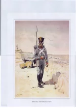 Marine-Infanterie 1820. Морской пехотинец в 1820 г.
