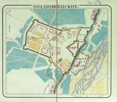 Схема укрепления Воздвиженское