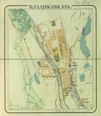 Схема крепости Владикавказ