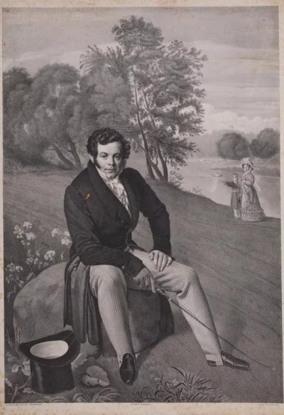 Генерал-лейтенант Александр Иванович Альбрехт (1788-1826). Гравюра. Кипренский Орест Адамович (Автор оригинала), Сандомури Александр (Автор рисунка). Бумага, литография, 62х44,5 см. ГКБУК "Пермская государственная художественная галерея"