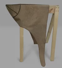 Башлык офицерский императора Александра II. Россия, 1862–1881 гг. Россия, 1862-1881 гг. Сукно верблюжье, тесьма золотая, ручная работа, длина: 97 см; ширина: 56 см. ГЭ