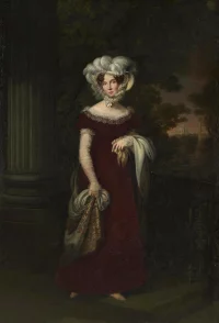 Портрет императрицы Елизаветы Алексеевны. Боссе, Эрнст-Готтлиф (1785-1865). Германия, 1821 г. Холст, масло, 244х164,5 см. ГЭ