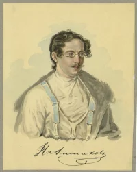 Портрет И.А. Анненкова. Сигова Э. П., Автор копии Бестужев Н.А., Автор оригинала, 1791-1855. 1950 г. Бумага, акварель, 18,2х14 см. ГИМ