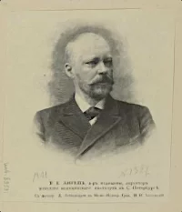 Доктор медицины, директор женского медицинского института в С-Петербурге Василий Константинович фон Анреп, гравюра/ Хелмицкий И. И. Россия, вторая половина XIX века. Бумага, торцовая ксилография, 145х130 мм. ФГБУК "Государственный музей изобразительных искусств имени А.С. Пушкина".