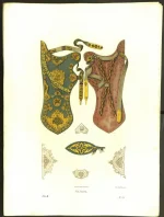 Колчан. Рис. акад. Федора Солнцев (1846-1853). Древности Российского государства. Москва, 1846-1853. Бумага, хромолитография, 53х38,7 см. ГИМ