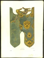 Налучие. Рис. акад. Федора Солнцев (1846-1853). Древности Российского государства. Москва, 1846-1853. Бумага, хромолитография, 53х38,7 см. ГИМ